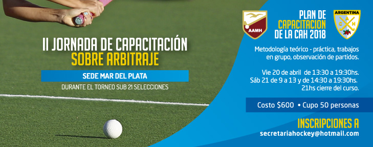 II JORNADA DE CAPACITACIÓN SOBRE ARBITRAJE EN MAR DEL PLATA