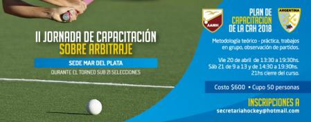 II JORNADA DE CAPACITACIÓN SOBRE ARBITRAJE EN MAR DEL PLATA