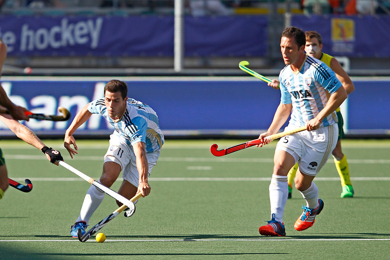 International Hockey Federation (FIH) - 1089881856 CORDOBA, ARGENTINA -  JANUARY 26: Pedro Ibarra of Argentina plays a shot during the Men's FIH Field  Hockey Pro League match between Argentina and Belgium at