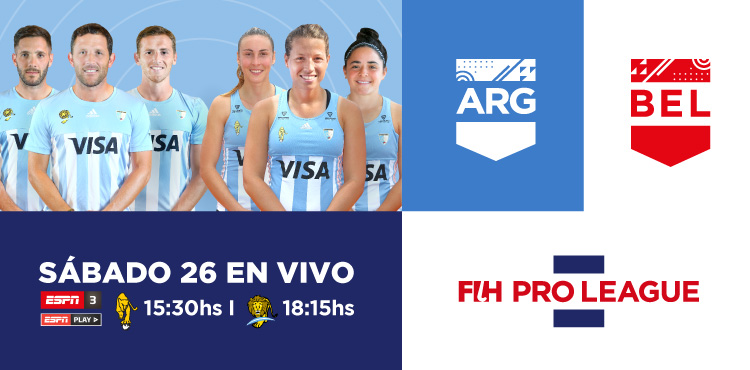 Las Leonas Y Los Leones En Vivo Por Espn Novedades Confederacion Argentina De Hockey