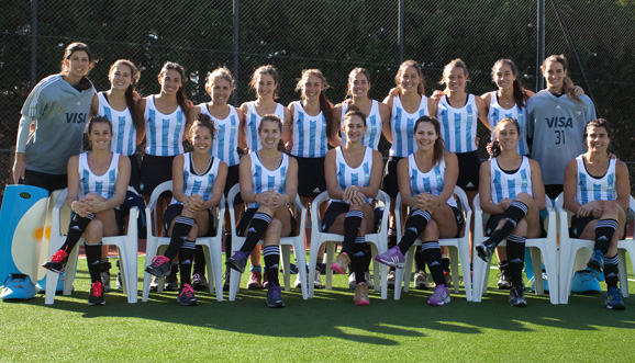 Foto oficial y ltimo entrenamiento en Argentina