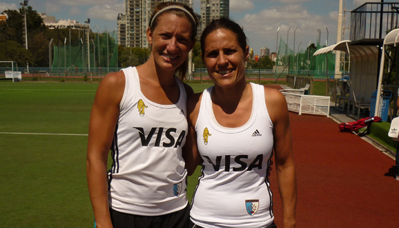 Con Russo y Margalot, entrenaron Las Leonas