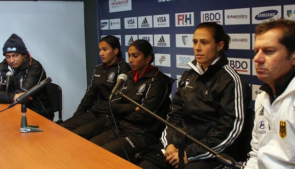 Conferencia de prensa, Alemania 4-1 India