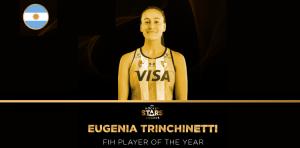 EUGENIA TRINCHINETTI NOMINADA A MEJOR JUGADORA DEL AO 2023