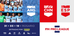 ENTRADAS A LA VENTA PARA LA FIH PRO LEAGUE EN ROSARIO ANTE CHINA Y ESPAA